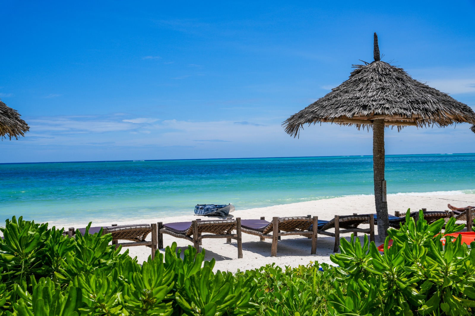 La Perla Beach Resort beach view
