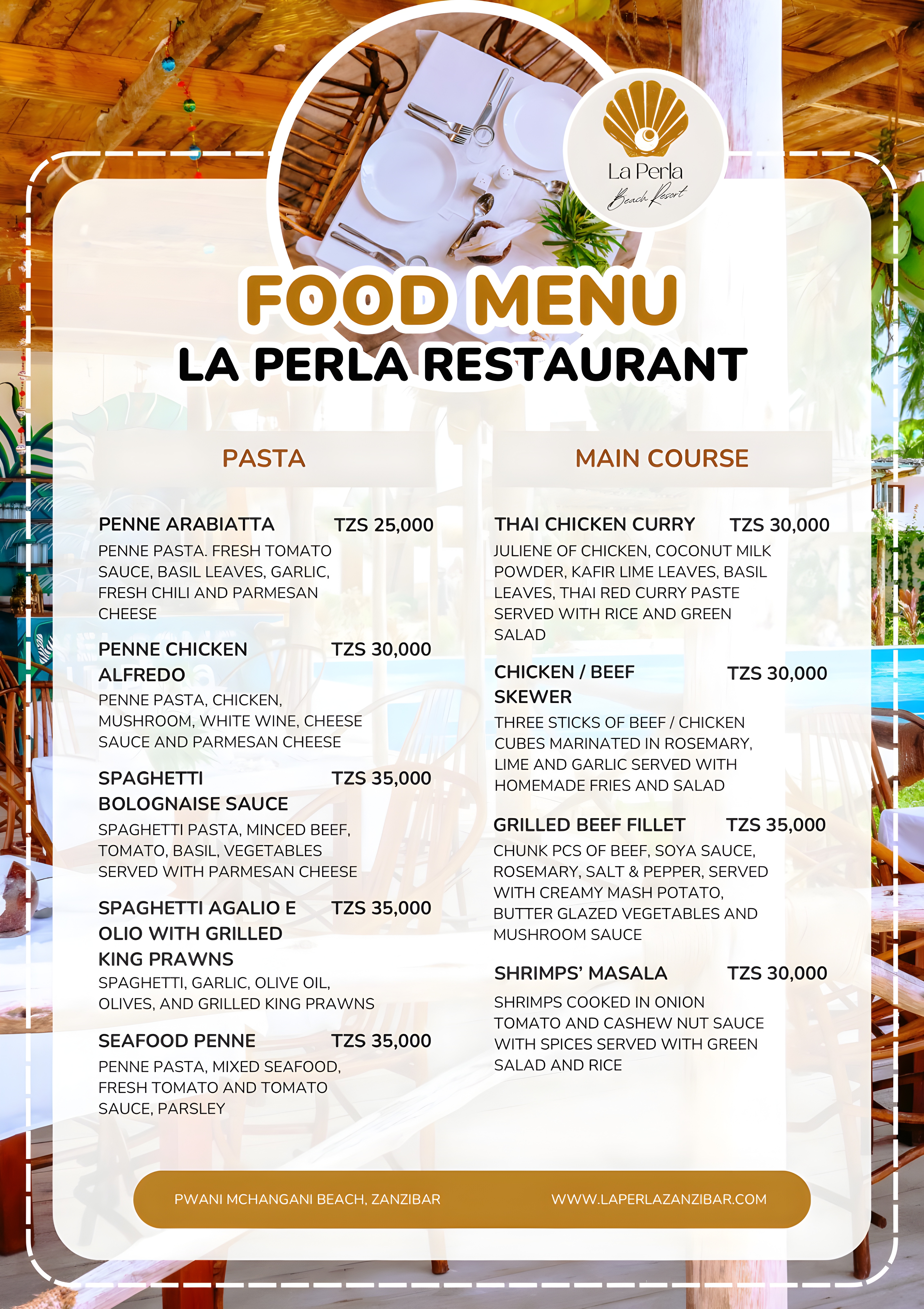 Menu page 3